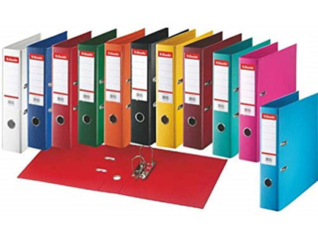 Esselte Classeur en plastique standard, A4, 50 mm, noir