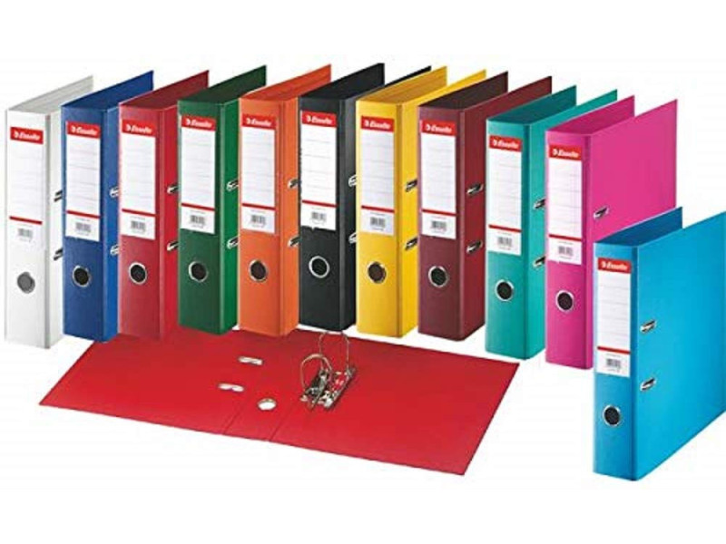 Esselte Classeur en plastique standard, A4, 50 mm, noir
