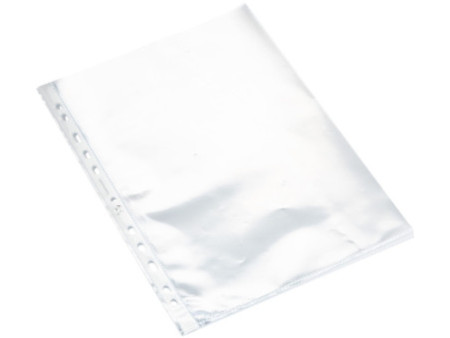 Oxford Pochette perforée, A4, PP, 0,07 mm, transparent