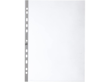 Oxford Pochette perforée, A4, PP, 0,07 mm, transparent