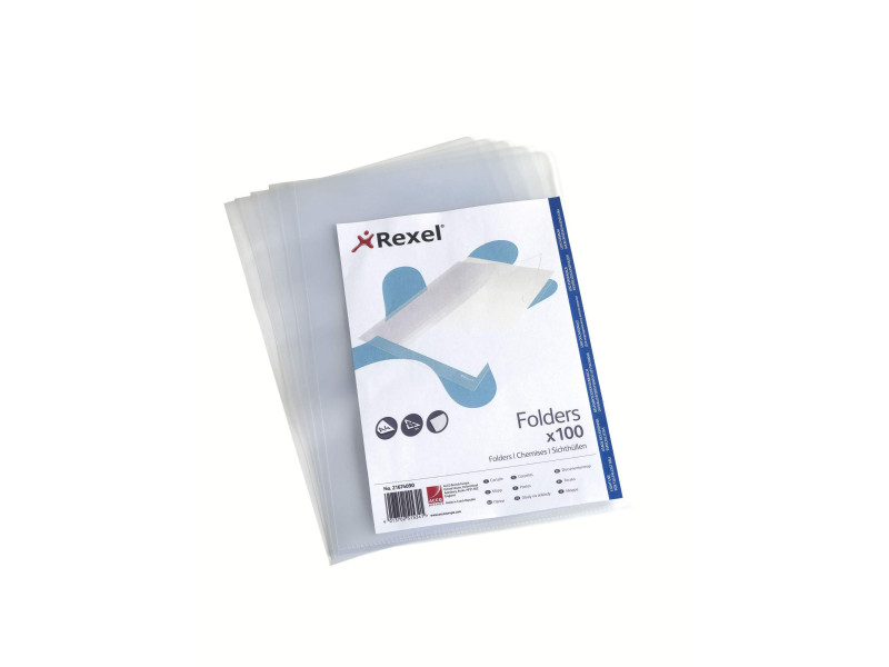 Rexel Pochette transparente Economic, A4, PP, grainé