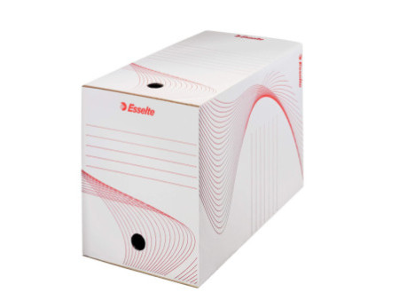 Esselte Boîte d'archives, A4, (L)200 mm, en carton, blanc
