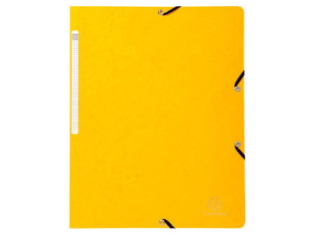 EXACOMPTA Chemise à élastiques, A4, carton, jaune