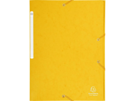 EXACOMPTA Chemise à élastiques Maxi Capacity, A4, jaune
