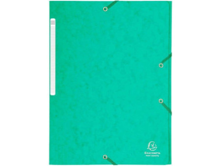 EXACOMPTA Chemise à élastiques Maxi Capacity, A4, vert