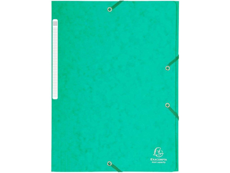 EXACOMPTA Chemise à élastiques Maxi Capacity, A4, vert