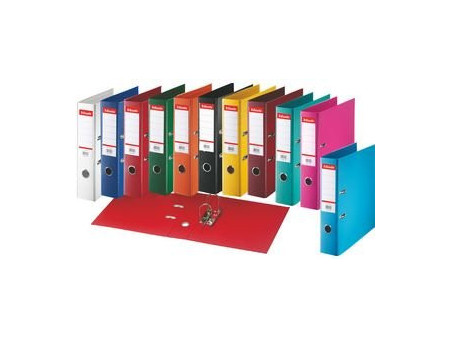 Esselte Classeur en plastique Standard, A4, 50 mm, assorti