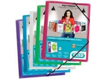 Oxford Chemise à élastique POLYVISION, A4, assorti