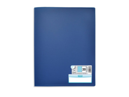 Oxford Protège-documents Memphis, A4, 20 pochettes, bleu