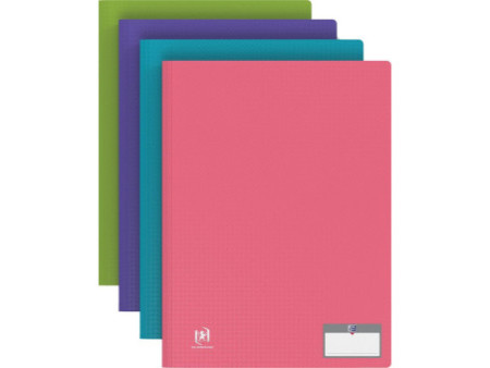 Oxford Protège-documents Memphis, A4, 20 pochettes, assorti