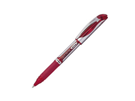 Pentel Stylo roller à encre gel EnerGel BL57, rouge
