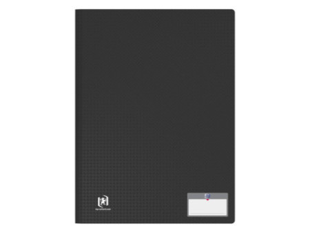 Oxford Protège-documents Memphis, A4, 100 pochettes, noir