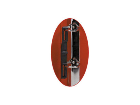 EXACOMPTA Classeur rembordé PVC, 4 anneaux en D, A4, noir