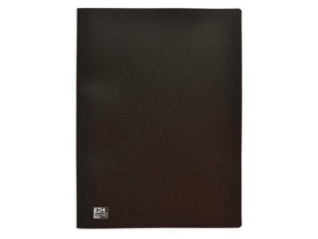 Oxford Protège-documents INITIAL, A4, 20 pochettes, noir