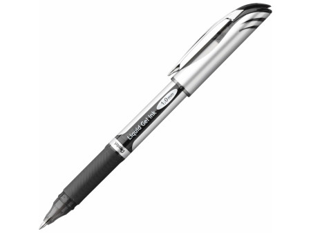 Pentel Stylo roller à encre gel EnerGel BL60, noir