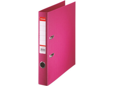 Esselte Classeur en plastique Standard, A4, 50 mm, fuchsia