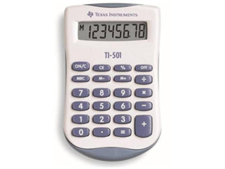 TEXAS INSTRUMENTS calculatrice TI-501, battérie