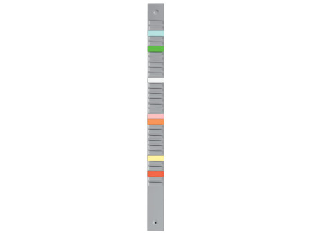 nobo Planning à fiches T, taille de fiche 1,5, 32 fentes