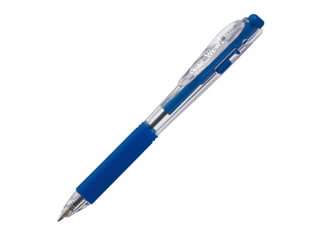 Pentel Stylo à bille rétractable BK437, bleu