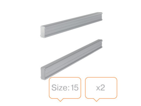 nobo Support de bandes, indice 15, largeur: 481 mm
