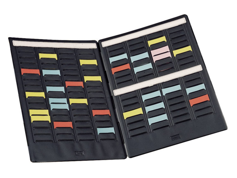 nobo Mini-Planning portable à fiches T, pour fiches en T