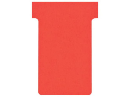 nobo Fiche T, indice 2 / 60 mm, 170 g/m2, rouge
