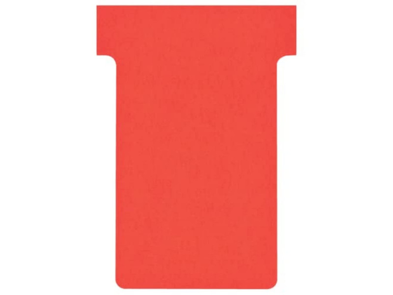 nobo Fiche T, indice 2 / 60 mm, 170 g/m2, rouge