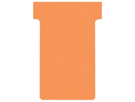 nobo Fiche T, indice 2 / 60 mm, 170 g/m2, orange