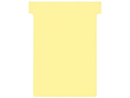 nobo Fiche T, indice 3 / 92 mm, 170 g/m2, jaune