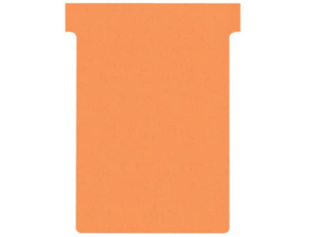 nobo Fiche T, indice 3 / 92 mm, 170 g/m2, orange