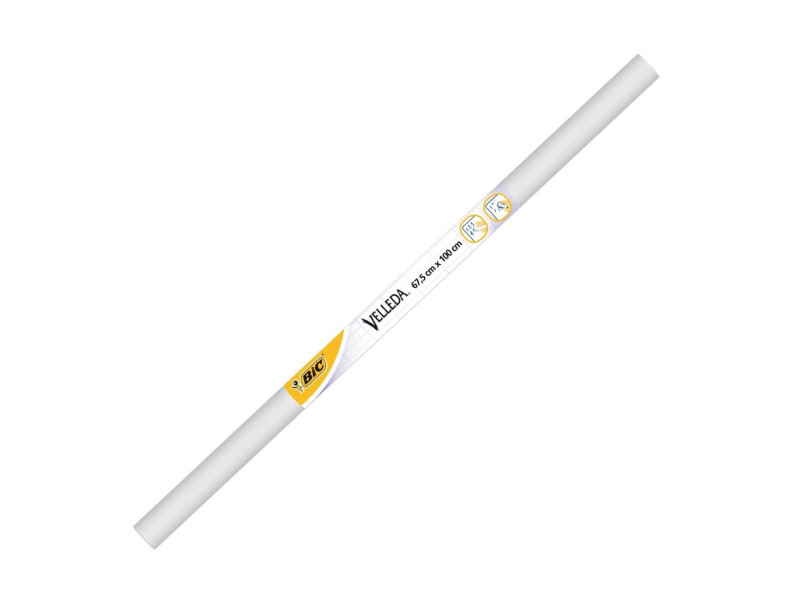 BIC Rouleau de tableau blanc Velleda, dimensions: 675 x 1000