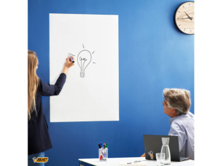 BIC Rouleau de tableau blanc Velleda, dimensions: 675 x 1000
