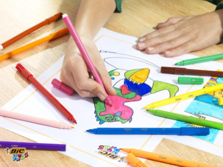 BIC KIDS Feutre Visa, étui en carton de 12