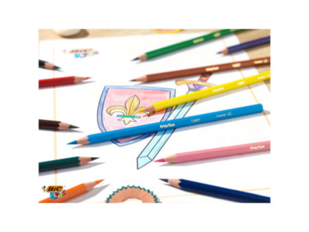 BIC KIDS Crayon de couleur Evolution ecolutions, étui en
