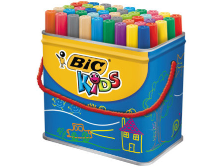 BIC KIDS Feutre Visacolor XL ecolutions, boîte de 48
