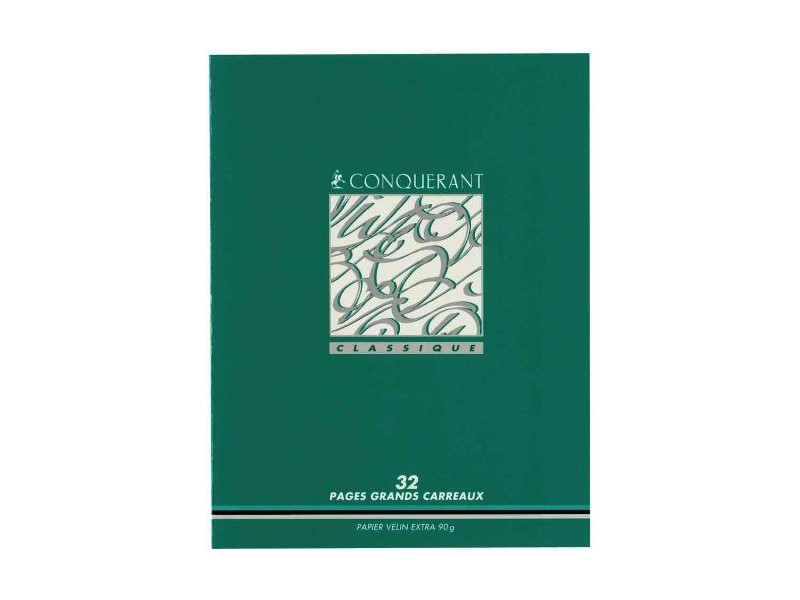 CONQUERANT CLASSIQUE Cahier d'écriture, seyès 2,5, 32 pages