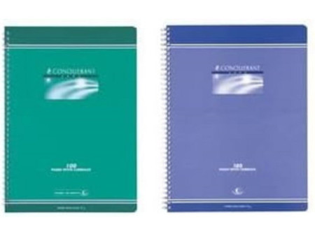 CONQUERANT SEPT Cahier reliure intégrale, 170 x 220 mm Seyès