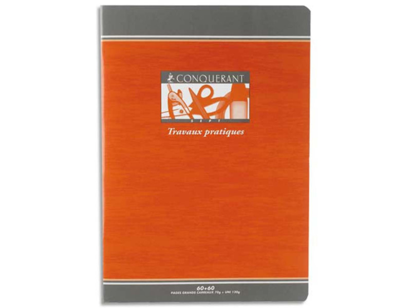 CONQUERANT SEPT Cahier de travaux pratiques, 240 x 320 mm