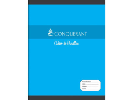 CONQUERANT SEPT Cahier de brouillon, 170 x 220 mm, Seyès