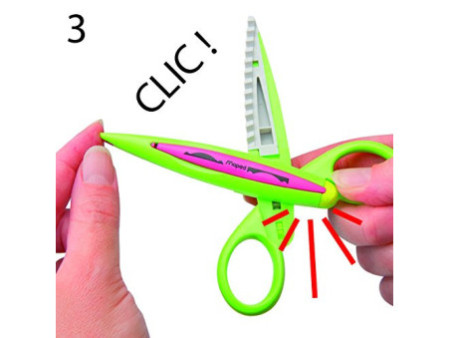 Maped Mallette de ciseaux cranteurs, 10 coupes différentes