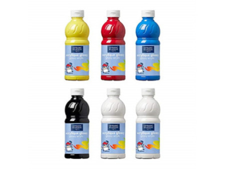 LEFRANC BOURGEOIS Acrylique Glossy, 500 ml, assorti
