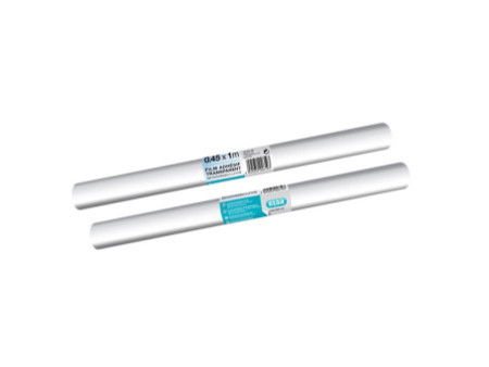 Oxford Rouleau couvre-livres adhésif, 450 mm x 1 m, incolore