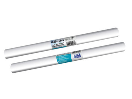 Oxford Rouleau couvre-livres adhésif, incolore, 450 mm x 3 m