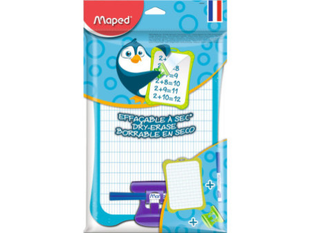 Maped Ardoise, effacable à sec, blanc