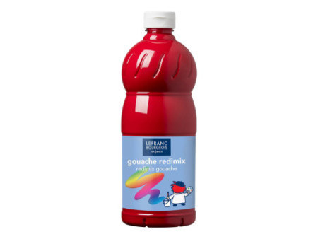 LEFRANC BOURGEOIS Gouache liquide 1.000 ml, rouge primaire