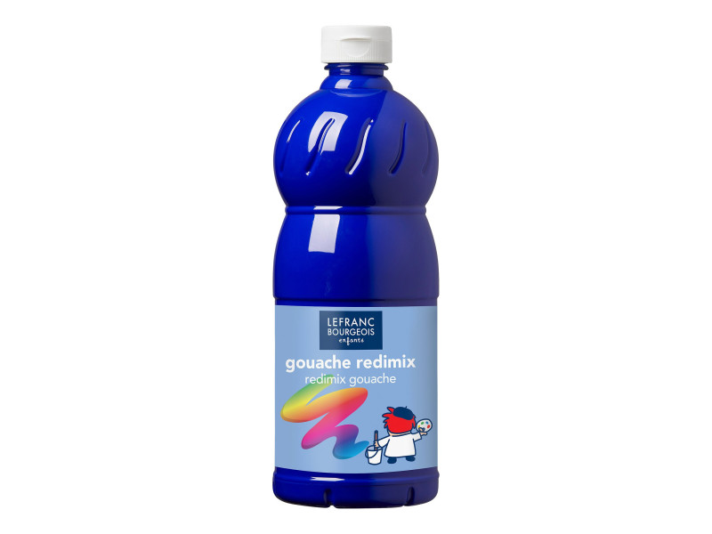 LEFRANC BOURGEOIS Gouache liquide 1.000 ml, bleu outremer
