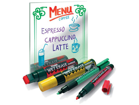 Pentel Marqueur décoratif 'Wet Erase' SMW26,pointe biseautée