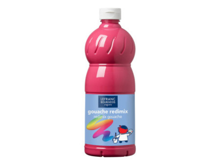 LEFRANC BOURGEOIS Gouache liquide 1.000 ml, rose tyrien