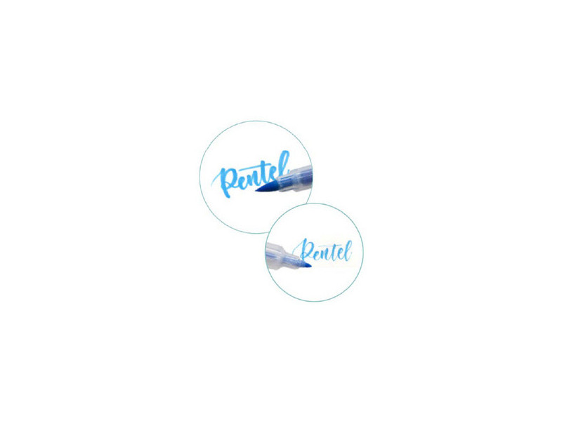 Pentel Feutre pinceau BrushSignPen Twin, en présentoir
