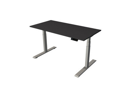 kerkmann Bureau assis-debout Smart Office, chêne/argent